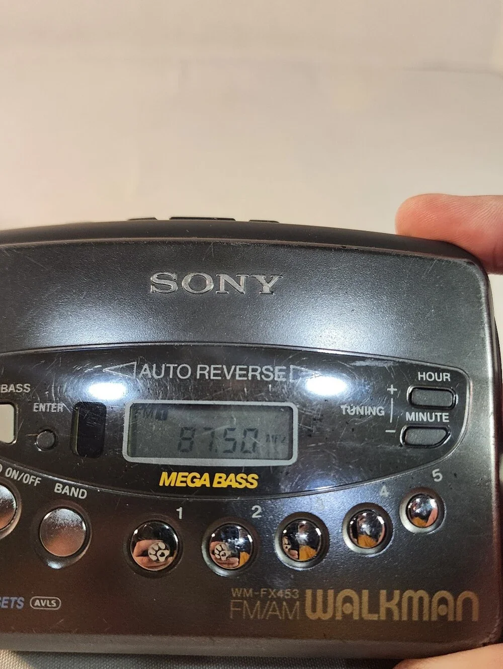 Sony Walkman WM-FX453 FM/AM Radio Cassette Player with Mega Bass